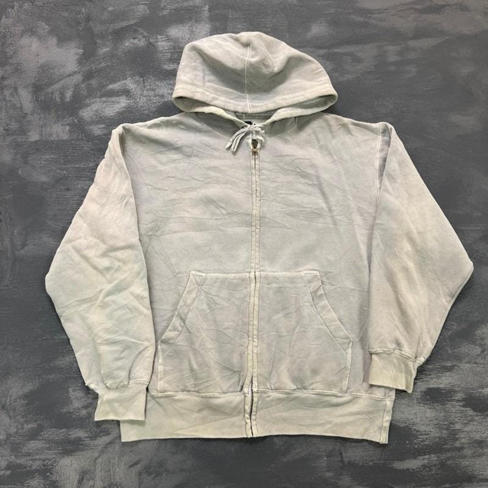 Vintage Gap Zip Up Hoodie Mens Medium Gray 2000s Y2K